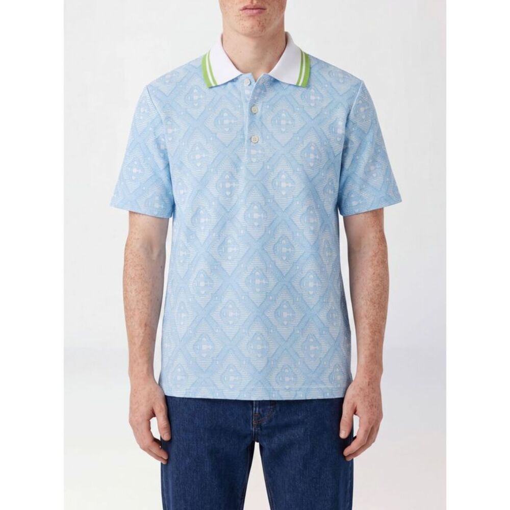Casablanca Polo Shirt Men Blue